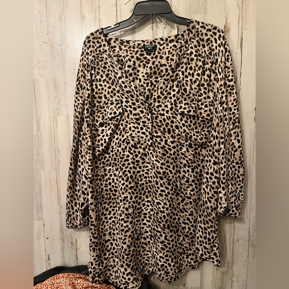 Torrid Harper Leopard Print top